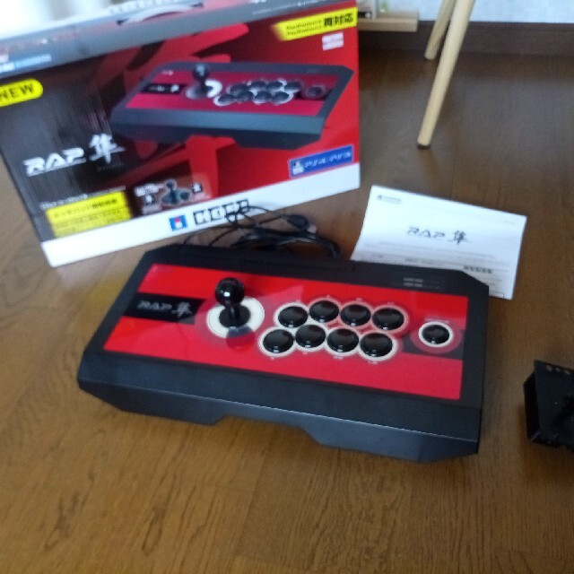 ゲームソフト/ゲーム機本体リアルアーケードPro.V 隼 HORI 元箱、取説 三和レバー PS3 PS4