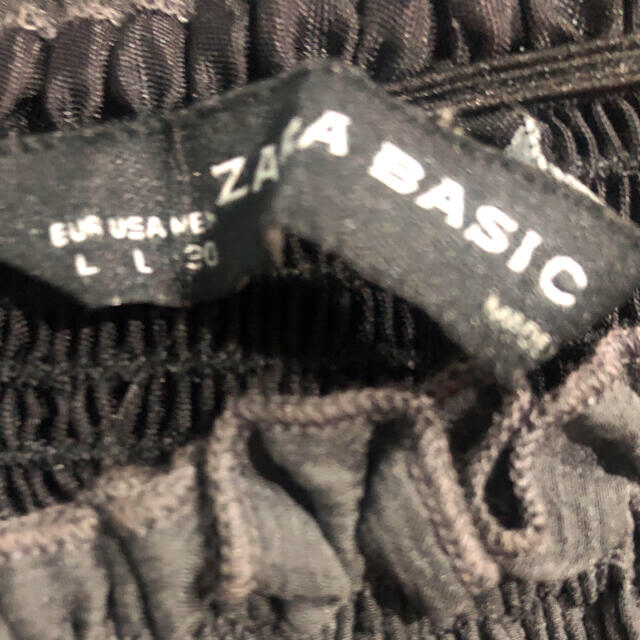 ZARA(ザラ)のZARA basic シースルーワンピース　ダークグレー・黒系 L レディースのワンピース(ひざ丈ワンピース)の商品写真