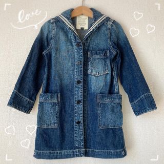 デニムダンガリー(DENIM DUNGAREE)のDENIM DUNGAREE セーラー　デニム　ワンピース　ジャケット(ワンピース)