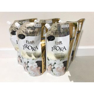 カオウ(花王)のフレアフレグランス IROKA イロカ　ネイキッドリリー 710ml×5袋(洗剤/柔軟剤)