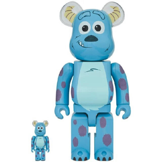 MEDICOM TOY(メディコムトイ)の新品未開封BE@RBRICK SULLEY&MIKE 100％&400％セット! ハンドメイドのおもちゃ(フィギュア)の商品写真