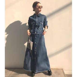 アメリヴィンテージ(Ameri VINTAGE)のameri vintage デニムセットアップ(ロングスカート)