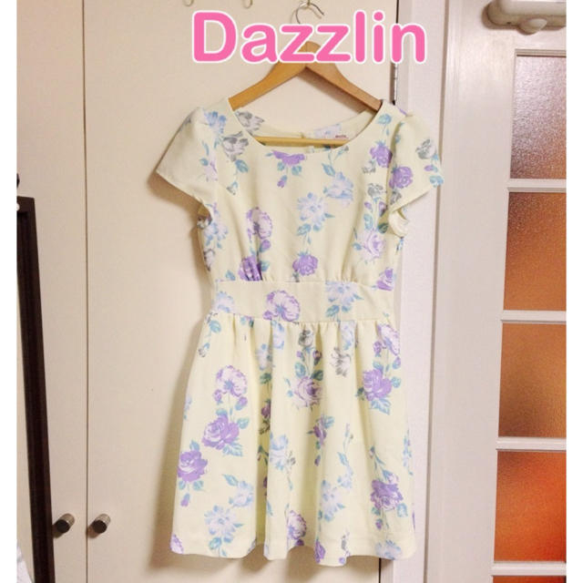 dazzlin(ダズリン)の大人気💛dazzlinローズ半袖ワンピ レディースのワンピース(ミニワンピース)の商品写真