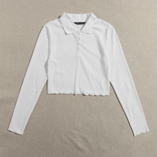 ザラ(ZARA)のSHEIN カジュアル　平野　Tシャツ(Tシャツ(長袖/七分))