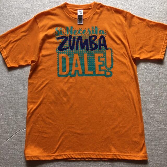 Zumba(ズンバ)の新品未開封‼️Zumba Party Tee【オレンジ】男女兼用 フリーサイズ スポーツ/アウトドアのスポーツ/アウトドア その他(ダンス/バレエ)の商品写真