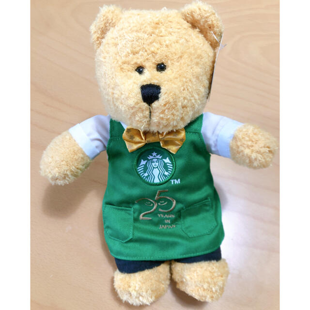 Starbucks Coffee(スターバックスコーヒー)のネット完売品★スターバックス25周年限定ベアリスタ＋カップギフト エンタメ/ホビーのおもちゃ/ぬいぐるみ(ぬいぐるみ)の商品写真