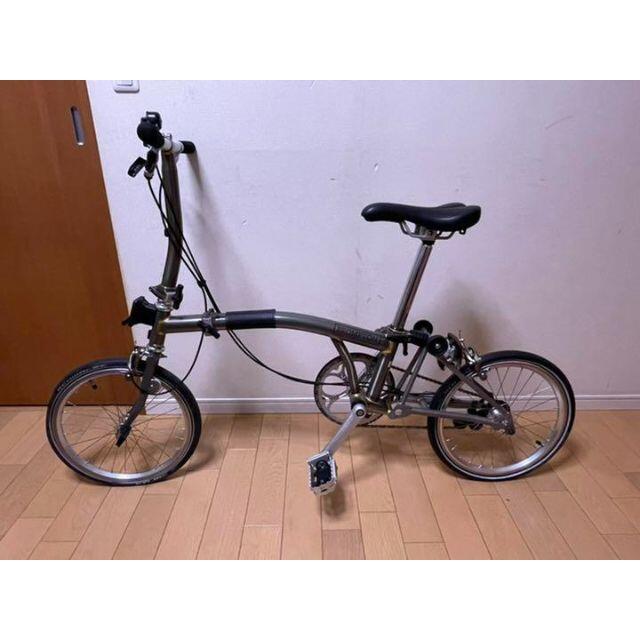 BROMPTON(ブロンプトン)のBROMPTON S2LX RAWカラー + 輪行バッグ + Sバッグ スポーツ/アウトドアの自転車(自転車本体)の商品写真