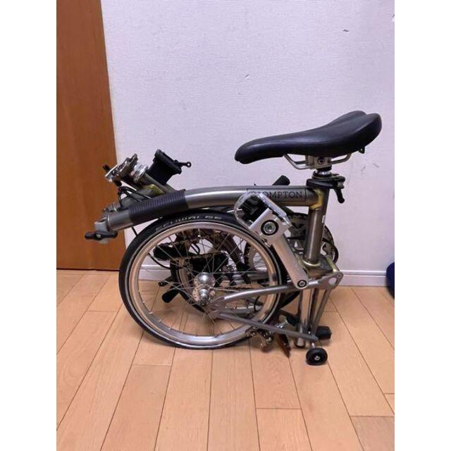 BROMPTON(ブロンプトン)のBROMPTON S2LX RAWカラー + 輪行バッグ + Sバッグ スポーツ/アウトドアの自転車(自転車本体)の商品写真