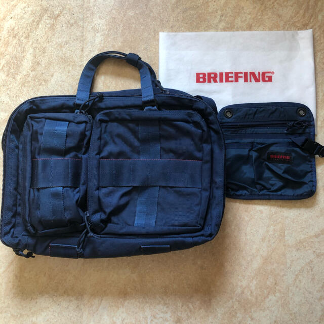 BRIEFING×BEAMS PLUS 別注 “3WAY BAG”フォースブルー 【全商品