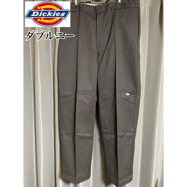 Dickies(ディッキーズ)のW38 L32 ディッキーズ DICKIES ダブルニー ダークブラウン メンズのパンツ(ワークパンツ/カーゴパンツ)の商品写真