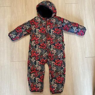 ベビーギャップ(babyGAP)のbabygap 花柄　スノースーツ　スキー、雪遊びなどに(コート)