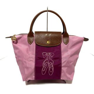 ロンシャン(LONGCHAMP)のロンシャン - 折りたたみ/イニシャル刻印(ハンドバッグ)