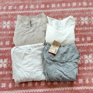 ムジルシリョウヒン(MUJI (無印良品))の無印良品マタニティ・長袖Tシャツ三点すべてM~Lサイズ(マタニティトップス)