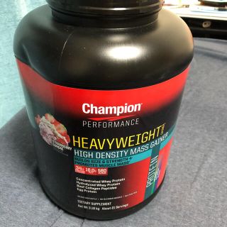 チャンピオン(Champion)のチャンピオン プロテイン ヘビーウェイトゲイナー 3.18kg ストロベリー(プロテイン)