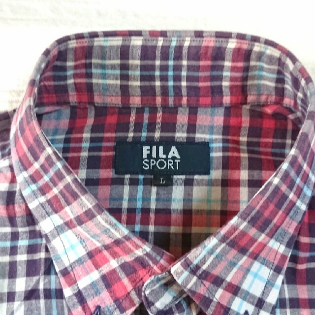 FILA(フィラ)のFILA SPORTS フィラスポーツ シャツ 半袖 Lサイズ アウトドア メンズのトップス(Tシャツ/カットソー(半袖/袖なし))の商品写真