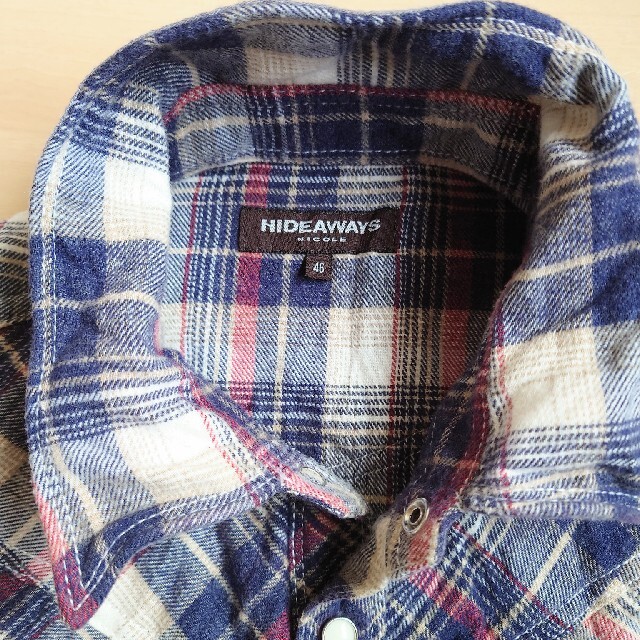 HIDEAWAY(ハイダウェイ)のHIDEAWAYS NICOLE チェックシャツ メンズのトップス(シャツ)の商品写真