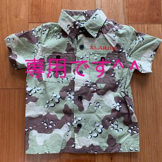 エクストララージ(XLARGE)の子ども　半袖シャツ(Tシャツ/カットソー)