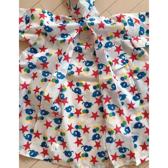 KIDS FORET(キッズフォーレ)のKids Foret ぞう柄レインコート110cm キッズ/ベビー/マタニティのこども用ファッション小物(レインコート)の商品写真