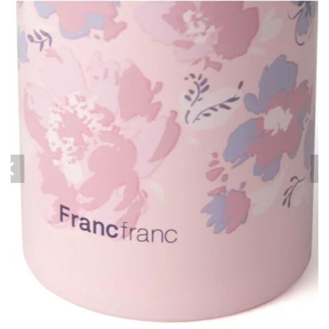 Francfranc(フランフラン)のFrancfranc ミニボトル　ピンクフラワー　140ml キッズ/ベビー/マタニティの授乳/お食事用品(水筒)の商品写真