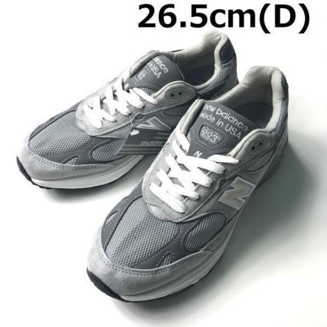 New Balance(ニューバランス)のニューバランスMR993GL(D/US8.5/26.5cm)グレー190303 メンズの靴/シューズ(スニーカー)の商品写真