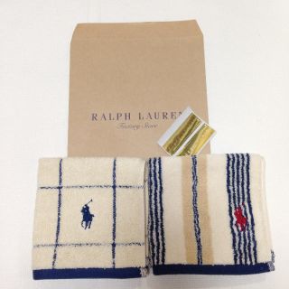 ラルフローレン(Ralph Lauren)の特価♪ラルフローレン タオルハンカチ(ハンカチ/ポケットチーフ)