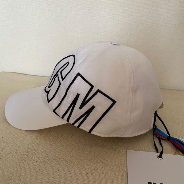 MSGM(エムエスジイエム)の新品【MSGM】ロゴキャップ ホワイト レディースの帽子(キャップ)の商品写真