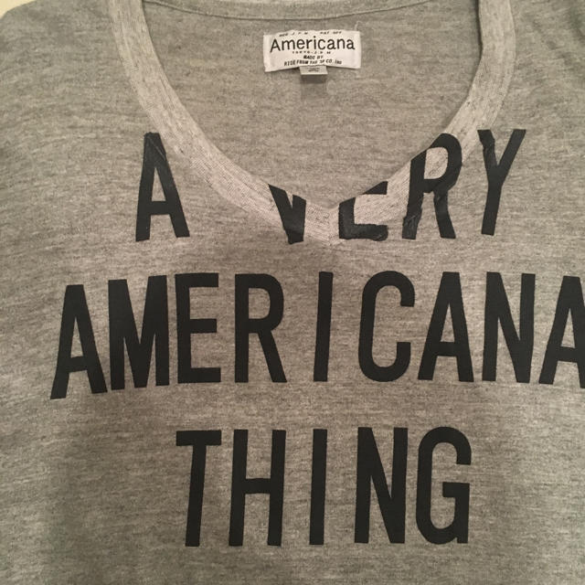 AMERICANA(アメリカーナ)のアメリカーナ ロゴTシャツ レディースのトップス(Tシャツ(半袖/袖なし))の商品写真