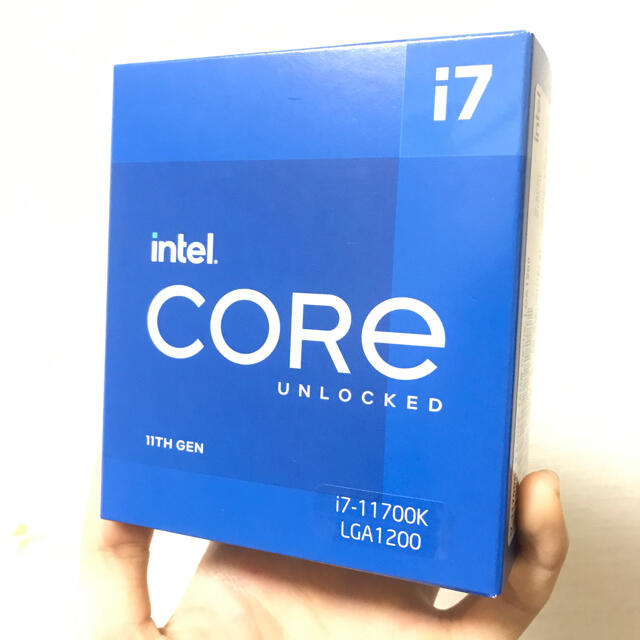 スマホ/家電/カメラインテル intel コア Core i7 11700K BOX CPU