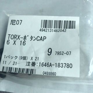 トルクスネジ　黒(その他)