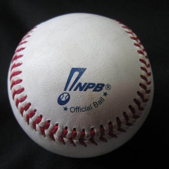 年版 ファールボール NPBプロ野球 実使用 試合球 公式球 硬式球の