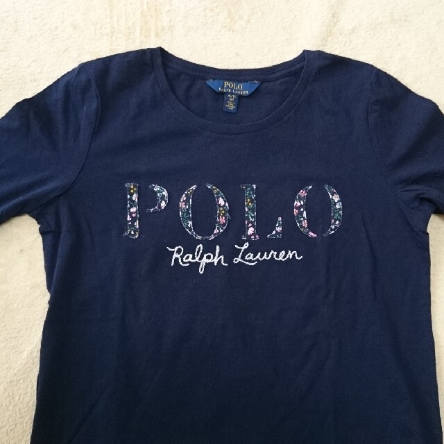 POLO RALPH LAUREN(ポロラルフローレン)の再値下げ 新品 ラルフローレン 女児 ロンＴ キッズ/ベビー/マタニティのキッズ服女の子用(90cm~)(Tシャツ/カットソー)の商品写真