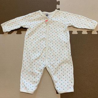 プチバトー(PETIT BATEAU)のプチバトーロンパース67センチ(ロンパース)