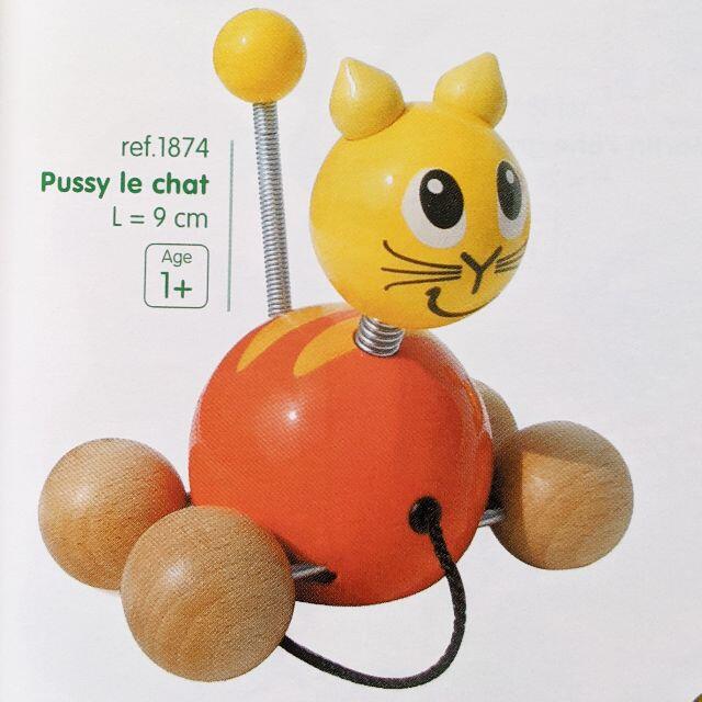 vilac - フランス木製玩具 Vilac (ヴィラック) プルトイ ネコの通販 by