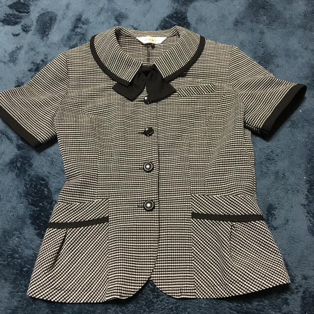 制服　事務　オーバーブラウス　7号 レディースのトップス(シャツ/ブラウス(半袖/袖なし))の商品写真