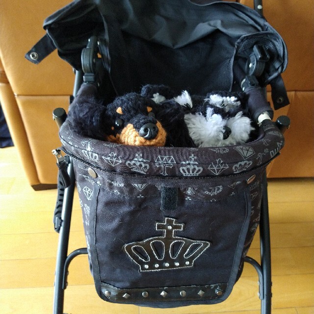 ■saemaruさん専用　ペットパラダイス　ペットカート　４輪　クラウン　王冠 その他のペット用品(犬)の商品写真