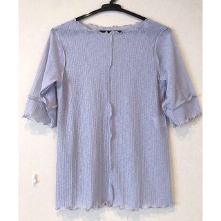 ダブルクローゼット(w closet)のシースルートップス / w closet(カットソー(半袖/袖なし))