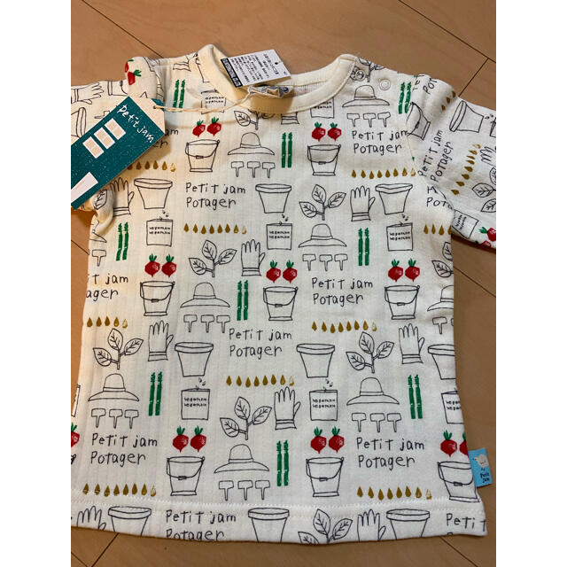 Petit jam(プチジャム)の新品タグ付き＊プチジャム長袖Tシャツ3枚セット＊90 キッズ/ベビー/マタニティのキッズ服女の子用(90cm~)(Tシャツ/カットソー)の商品写真