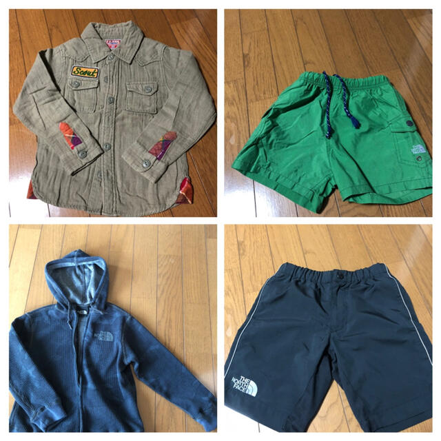 THE NORTH FACE(ザノースフェイス)の大幅値下げ THE NORTH FACE 110 セット まとめ売り キッズ/ベビー/マタニティのキッズ服男の子用(90cm~)(Tシャツ/カットソー)の商品写真