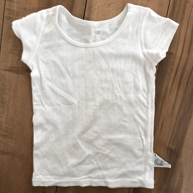 UNIQLO(ユニクロ)のユニクロ 90㎝　Tシャツ　３枚セット キッズ/ベビー/マタニティのキッズ服女の子用(90cm~)(Tシャツ/カットソー)の商品写真
