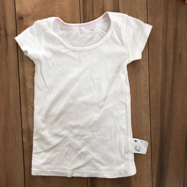 UNIQLO(ユニクロ)のユニクロ 90㎝　Tシャツ　３枚セット キッズ/ベビー/マタニティのキッズ服女の子用(90cm~)(Tシャツ/カットソー)の商品写真