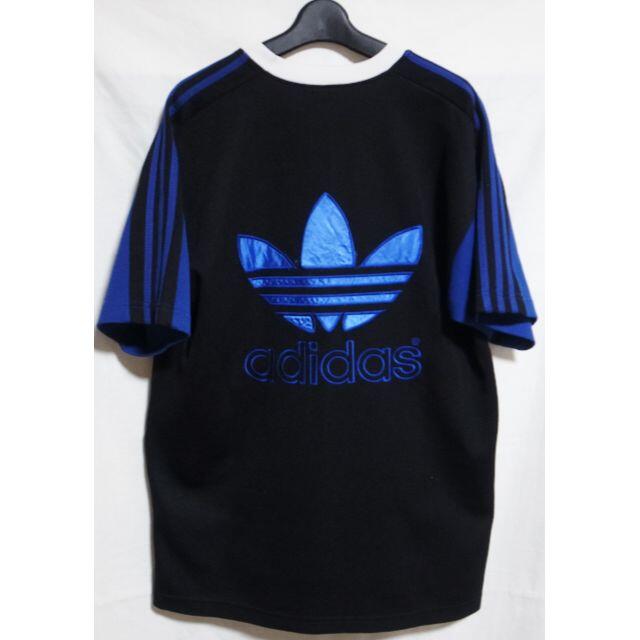 adidas(アディダス)のアディダス 90's ヴィンテージ 半袖 ジャージ素材 プルオーバーシャツ メンズのトップス(Tシャツ/カットソー(半袖/袖なし))の商品写真