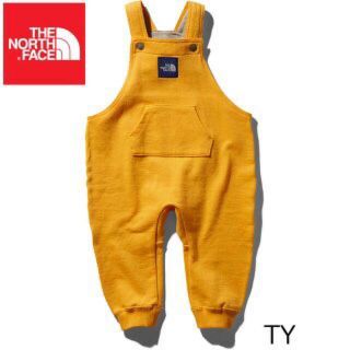 ザノースフェイス(THE NORTH FACE)の新品未使用　THEnorthface キッズ　スウェットロゴオーバーオール(パンツ/スパッツ)