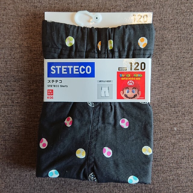 UNIQLO(ユニクロ)のUNIQLO マリオステテコ キッズ/ベビー/マタニティのキッズ服男の子用(90cm~)(パンツ/スパッツ)の商品写真