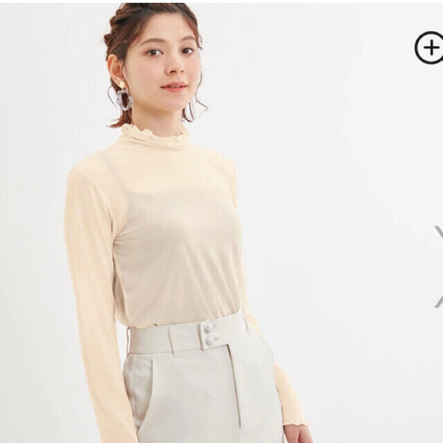 GU(ジーユー)のgu シアーインナーT   Mサイズ レディースのトップス(Tシャツ(長袖/七分))の商品写真