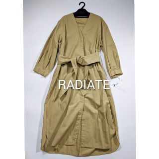 スコットクラブ(SCOT CLUB)の定価17000円 RADIATE シャツワンピース ベージュ(ロングワンピース/マキシワンピース)