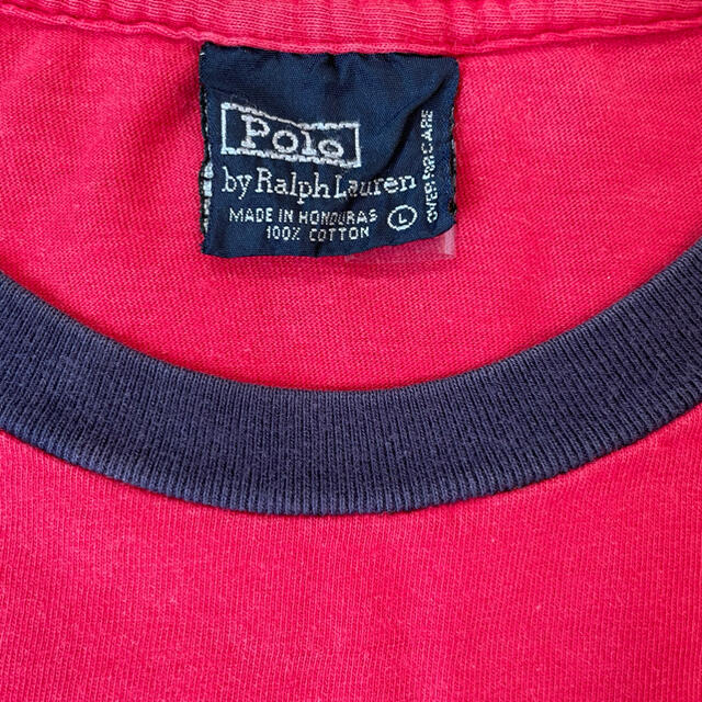 POLO RALPH LAUREN(ポロラルフローレン)のPOLO Ralph  Lauren アメリカ国旗 ビンテージ加工 Tシャツ メンズのトップス(Tシャツ/カットソー(半袖/袖なし))の商品写真