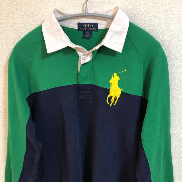 POLO RALPH LAUREN(ポロラルフローレン)のラルフローレン　ビッグポニー刺繍　ラガーシャツ S メンズのトップス(ポロシャツ)の商品写真