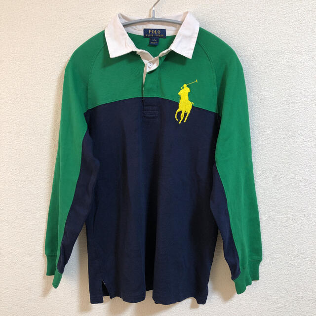 POLO RALPH LAUREN(ポロラルフローレン)のラルフローレン　ビッグポニー刺繍　ラガーシャツ S メンズのトップス(ポロシャツ)の商品写真