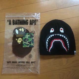 アベイシングエイプ(A BATHING APE)のABATING APE ビーニー　ニット帽(ニット帽/ビーニー)