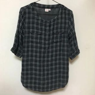 ユニクロ(UNIQLO)の☆sizeM☆UNIQLOユニクロ チェックシャツ(シャツ/ブラウス(長袖/七分))